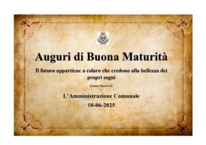 Auguri ai maturandi