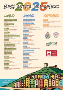 Locandina Eventi “Bosa Estate dei Colori 2025”